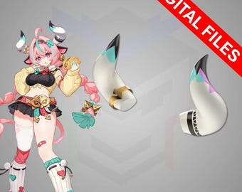 Varesa's Horns [STL Files] - Genshin Impact
