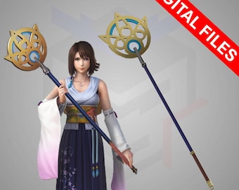 Yuna's Staff [STL Files] - Final Fantasy X