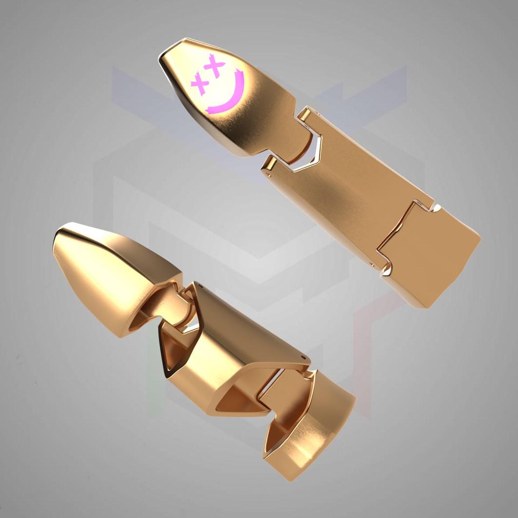 Jinx's Mechanical Finger [STL Files] - Arcane - Etsy