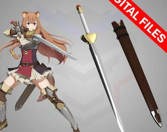 Raphtalia's Sword and Sheath [STL Files] - The Rising of the Shield Hero