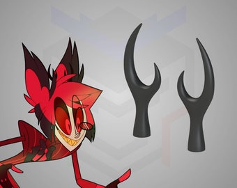 Corna/palchi di Alastor [file STL] - Hazbin Hotel