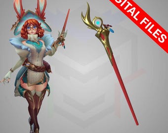 Aurora's Wand [STL Files] - League of Legends