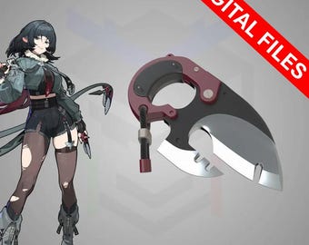 Jane Doe's Knife [STL Files] - Zenless Zone Zero