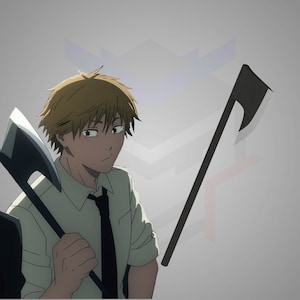 Denji&#39;s Axe  [STL Files] - Chainsaw Man