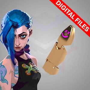 Jinx's Mechanical Finger [STL Files] - Arcane