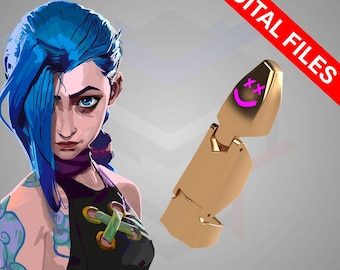 Dedo mecánico de Jinx [Archivos STL] - Arcano