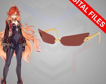 Mavuika's Sunglasses [STL Files] - Genshin Impact