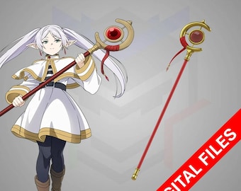 Frieren's Staff [STL Files] - Frieren: Beyond Journey's End