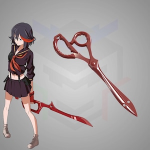 Ryuko&#39;s Scissor Sword [STL Files] - Kill La Kill