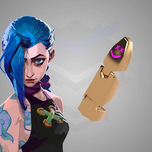 Jinx&#39;s Mechanical Finger [STL Files] - Arcane