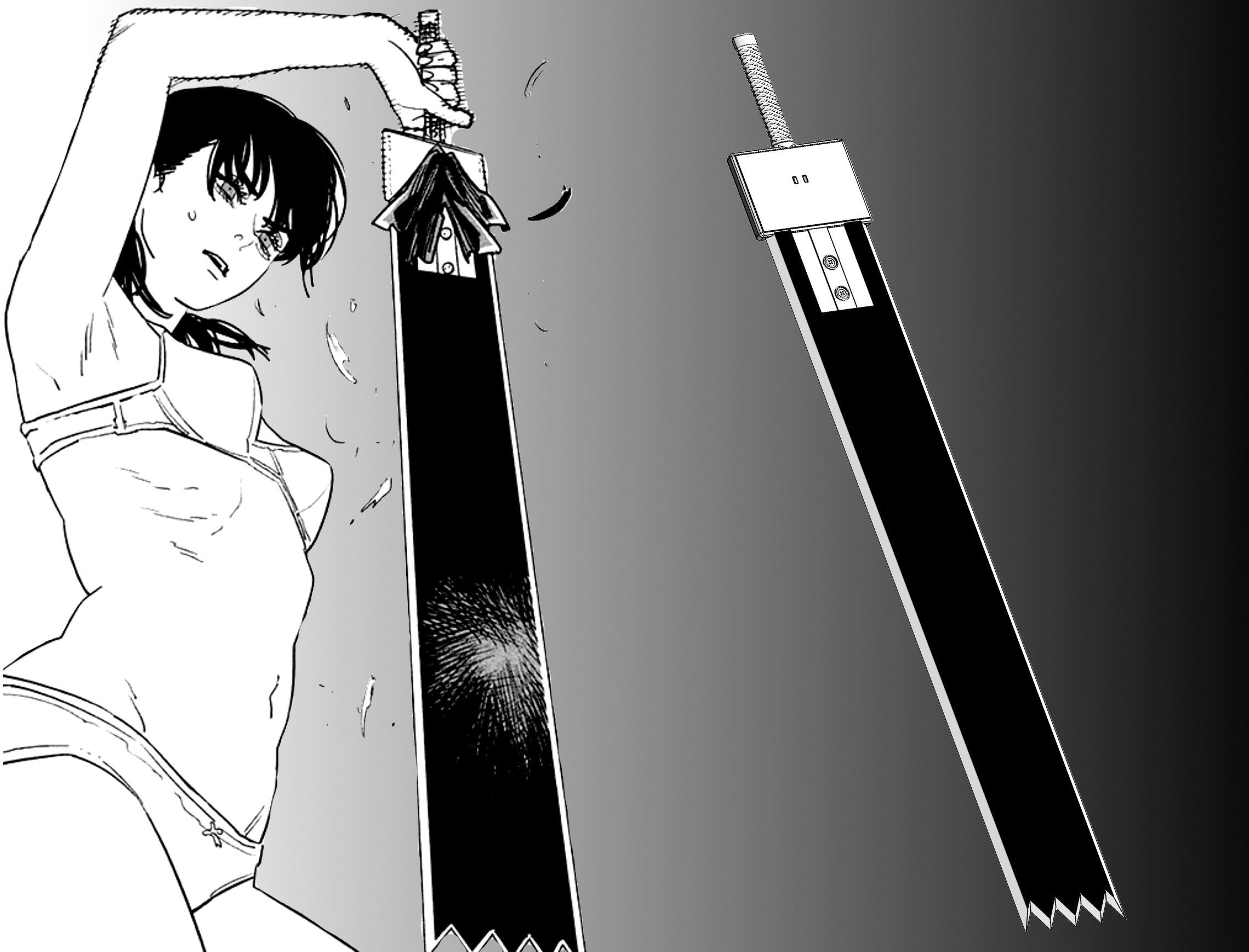 Asa Mitaka's Super Strong Uniform Sword 3D Print Files Etsy Australia