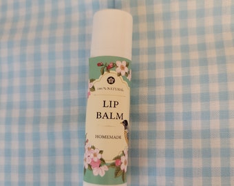 Natural Beeswax peppermint lip balm