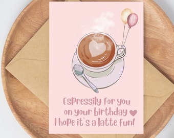 Coffee Birthday Card | Coffee Pun | Birthday card | Coffee  Lovers | Espresso