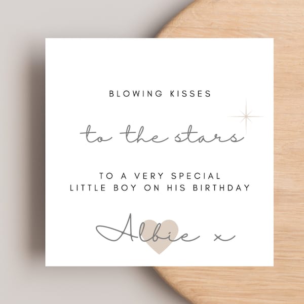 Angel Baby Birthday Card, Heavenly Birthday Card, Birthday Card To Heaven, Stillbirth Card, Miscarriage Card, Childloss Birthday Card