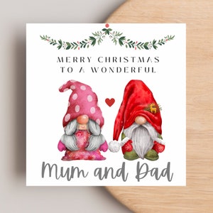 Mum and Dad Christmas Card, To A Special Mum and Dad at Christmas, Parents Christmas Card, Mum and Dad Christmas Card