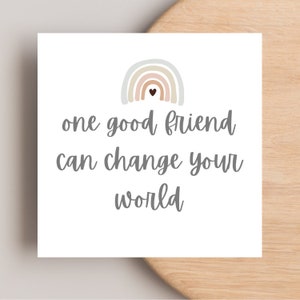 Best friend birthday card, bestie card, special friend card, happy birthday friend card, bestie