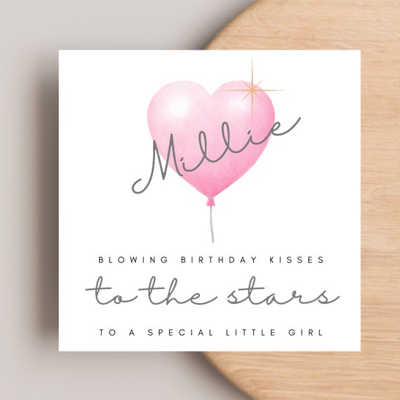 Angel Baby Birthday Card, Heavenly Birthday Card, Birthday Card To Heaven, Stillbirth Card, Miscarriage Card, Childloss Birthday Card