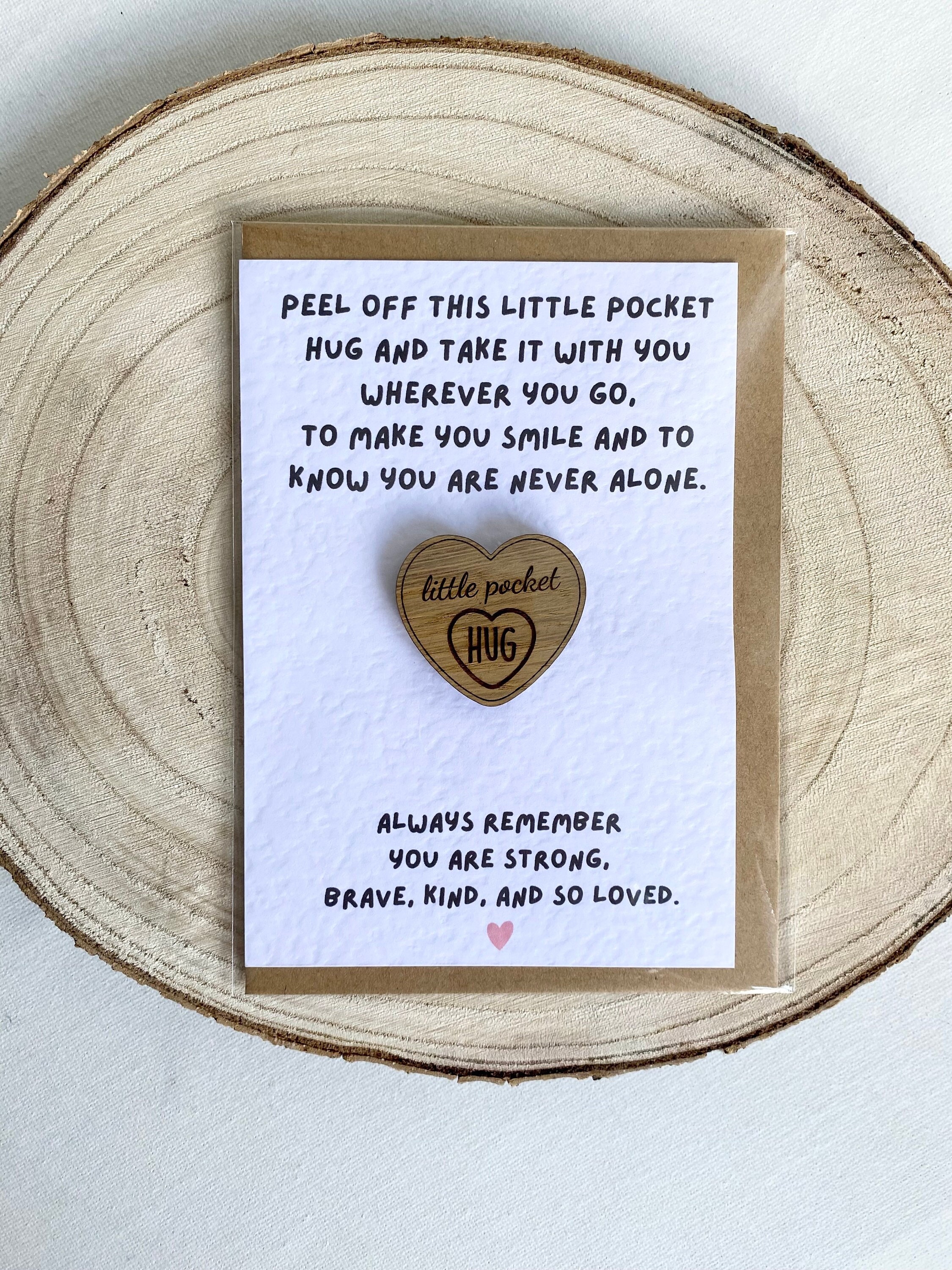 Love is Love- Little Pocket Hug  Token Gift, Positive Quote – WishStrings