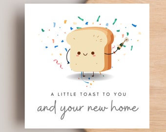 New Home Card, Personalised New Home Card, Moving House Card, Personalised Home Card For her or him