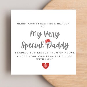 Angel Baby Christmas Card, Christmas Card From Heaven To MUMMY OR DADDY, From Heaven Christmas, Stillbirth Card, Miscarriage Card,Childloss