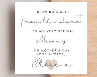 Angel Baby Mother’s Day Card, Mother’s Day Card Mummy from Angel baby, stillbirth Mother’s Day card