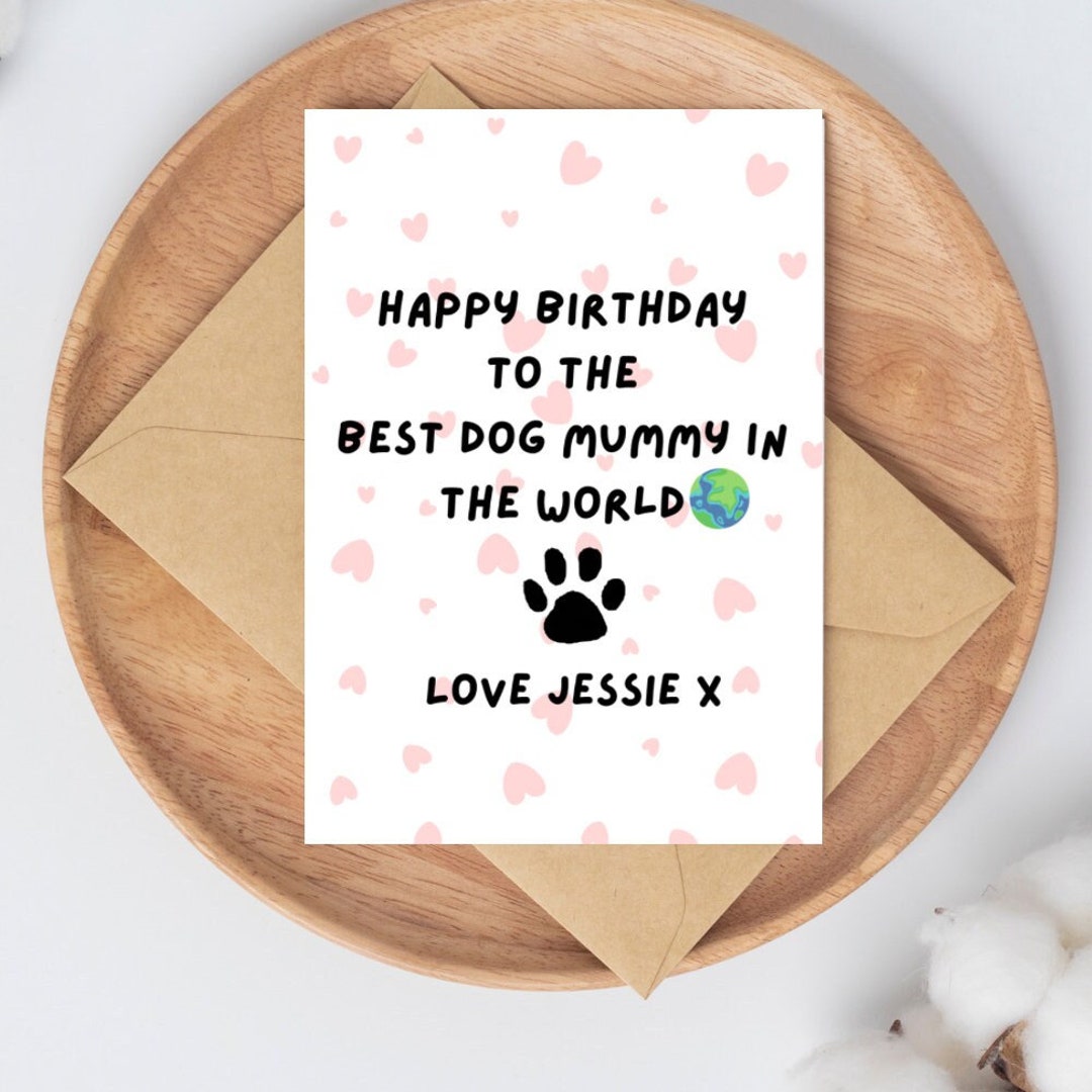 Dog Mum Birthday Card Birthday Card Card From The Dog Dog Card To Mum dog-mum-birthday-card-birthday-card-card-from-the-dog-dog-card-to-mum