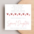 Personalised Daughter Birthday Card, Daughter Birthday Card, Grown up Daughter Poem Card, Daughter Birthday Card