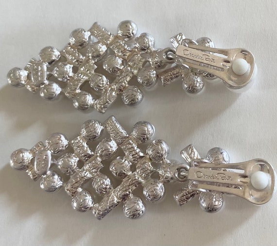 OSCAR De LA RENTA Vintage Earrings Elegant Pearls… - image 2