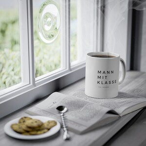 Funny teacher mug: Man with class - I, teacher - gift for teachers, teacher with humor, ironic coffee mug, gift for colleagues image 6