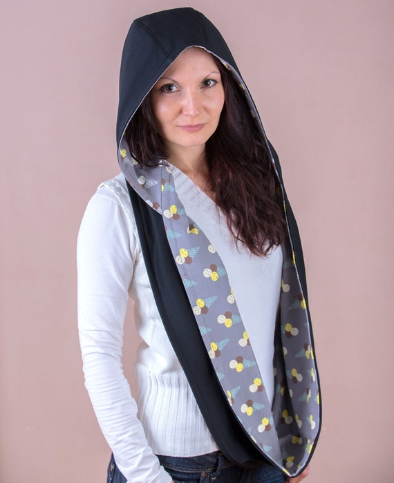 Women's hooded scarf wrap 2025