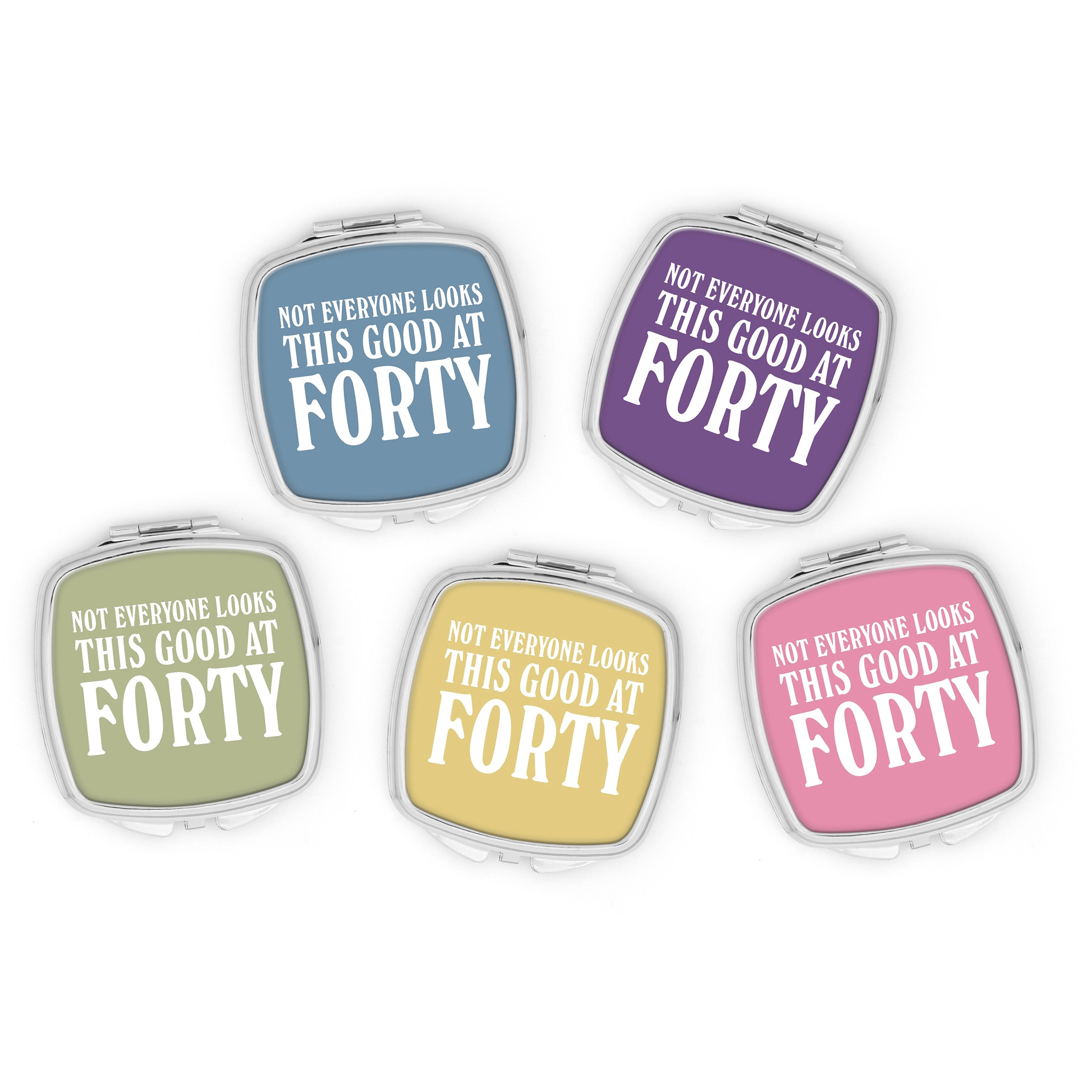 40th Birthday Gift Compact Mirror Not Everyone Looks This  display picture 2