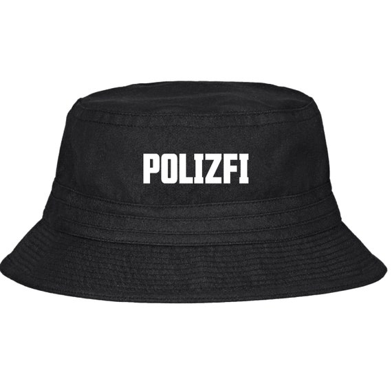 Polizfi Fishing Hat, Ad Chief Master, Bucket Hat Black, Unisex 