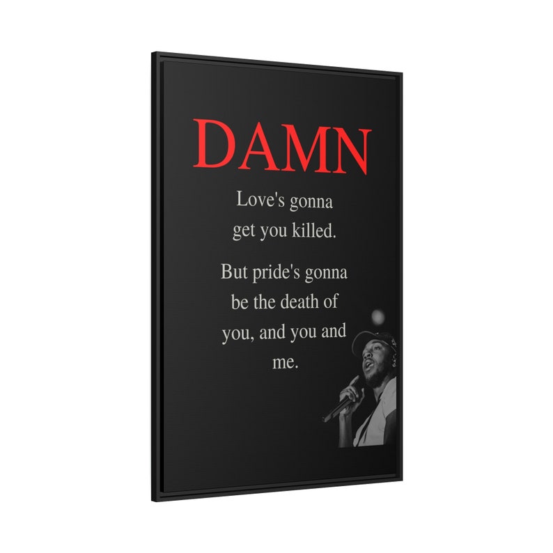 Damn Letras Kendrick Lamar Arte Mural, Arte Mural, Citas Inspiradoras, Arte Mural ...