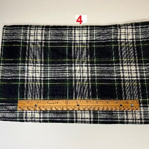Plaid Wool Blend Fabric Cut By The Yard And Remnant Many Colors To Choose From Great For Winter Coats bild 6
