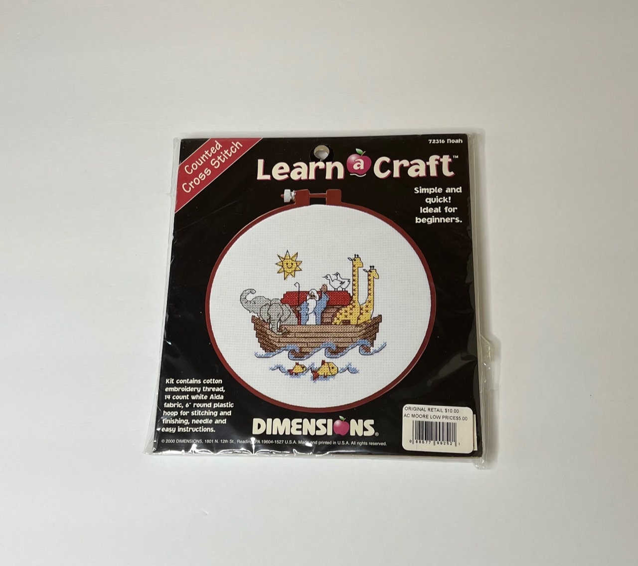Noah's Arch Theme Nursery Dimensions Learn A Craft Counted Cross
