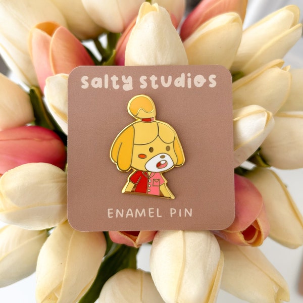 Isabelle Enamel Pin - Animal Crossing Pin - Videogame Enamel Pin