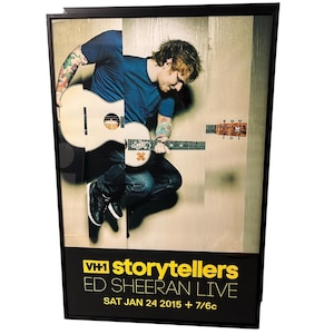 Framed Ed Sheeran Poster