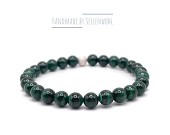 Malachit Armband Silber Edelstein grün