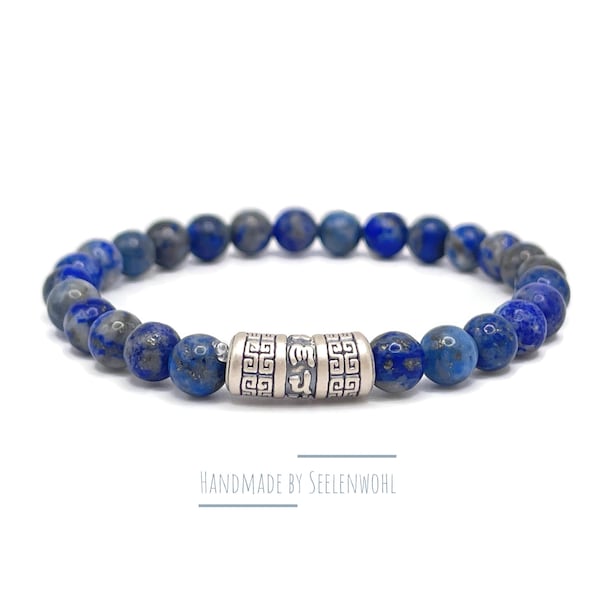 Lapis Lazuli Armband Tibetisch Edelsteinarmband Blau