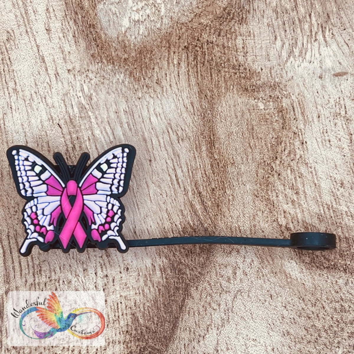 Handmade Butterfly Straw Topper 