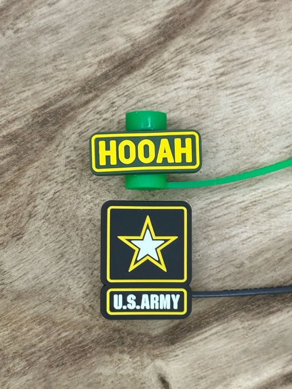 Military Straw Toppers Military Straw Toppers