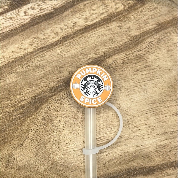 Pumpkin Spice Straw Topper | Tumbler Accessory | Coffee Lover Gift