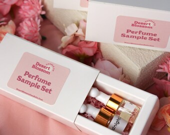 Perfume Sample Set Self Care Fragrance Discovery Gift Four Piece Perfume Collection