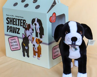 Shelter Pawz Toy Stuffed Animal Jem Mixed-Breed Plush Dog Plushie