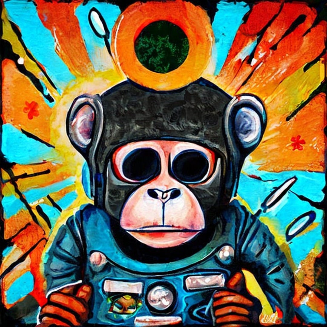 Space Monkey - Etsy