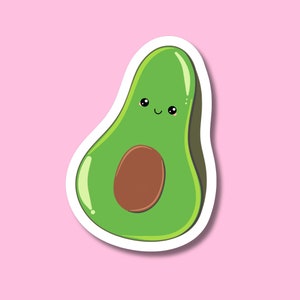 Adesivo fustellato in vinile/avocado