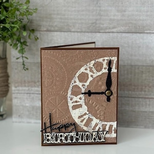 Clock Birthday Card