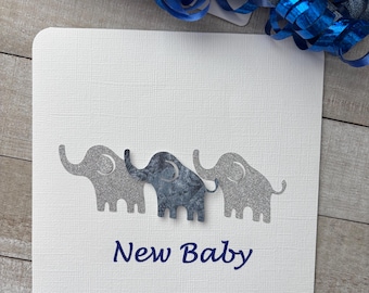 Elephant Baby Shower Card