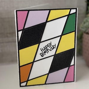 Geometric Birthday Card