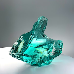 Impressive Blue Volcanic Andara Crystal 1250 grams, Rare Unique Form And Mystical Beauty Crystals, 5D-12D Dimension, High Vibration Crystals